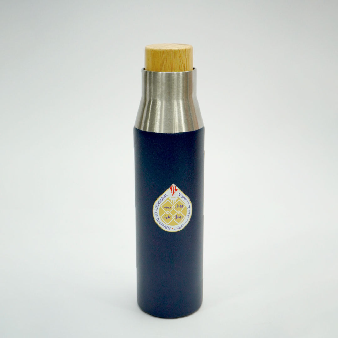 QUENCH - VACUUM BOTTLE WITH BAMBOO LID