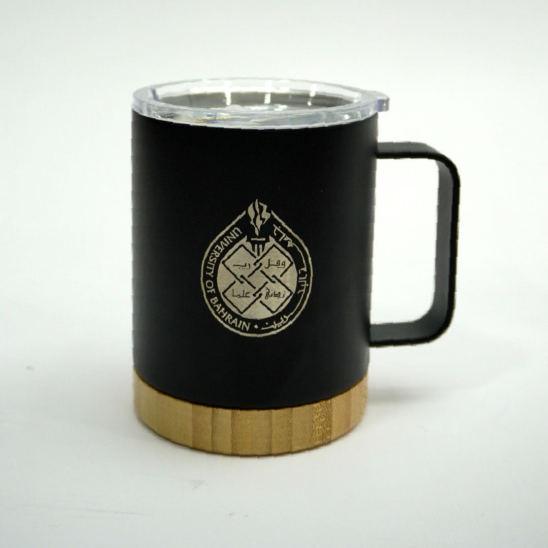 HYDRO - BAMBOO BASE STAINLESS STEEL MUG